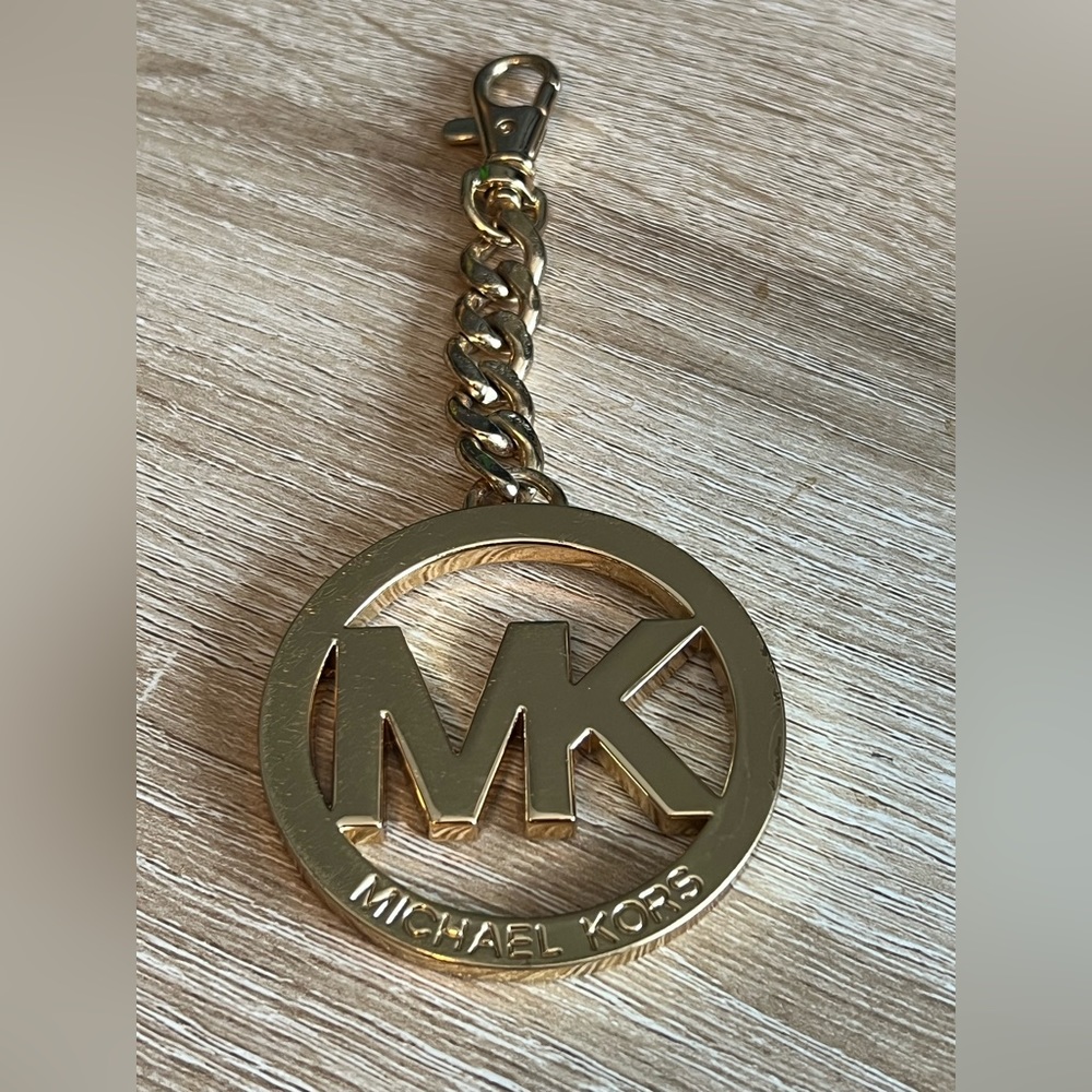 Michael Kors Gold Purse Fob Keychain